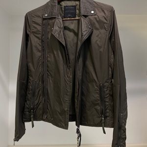 Allsaints Nylon technical bomber/motorcycle jacket